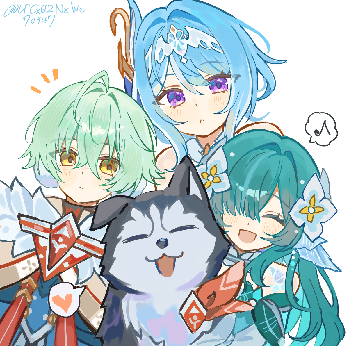 This is a pixiv picture whose title is アリョーシャくん中心スネジ落書きまとめ.