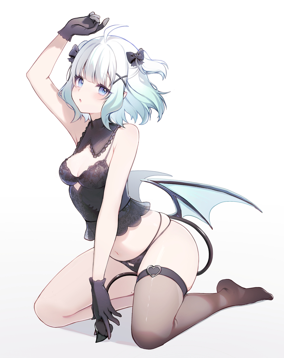 This is a pixiv picture whose title is Mint Fantome.