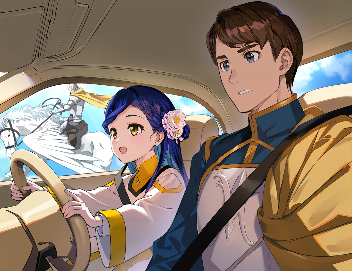 This is a pixiv picture whose title is 騎獣.