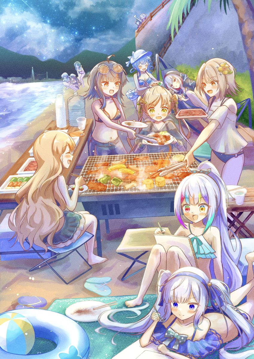 This is a pixiv picture whose title is ひと夏の思い出.