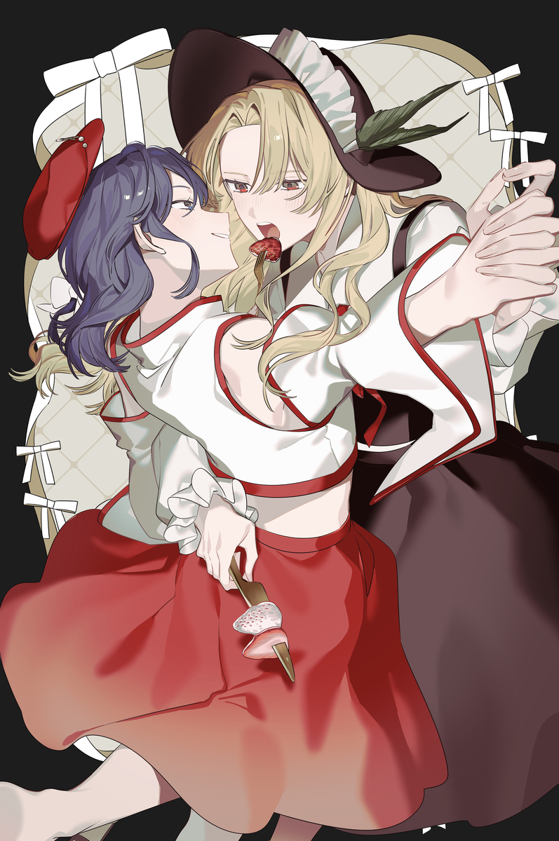This is a pixiv picture whose title is 🍽️🍓.