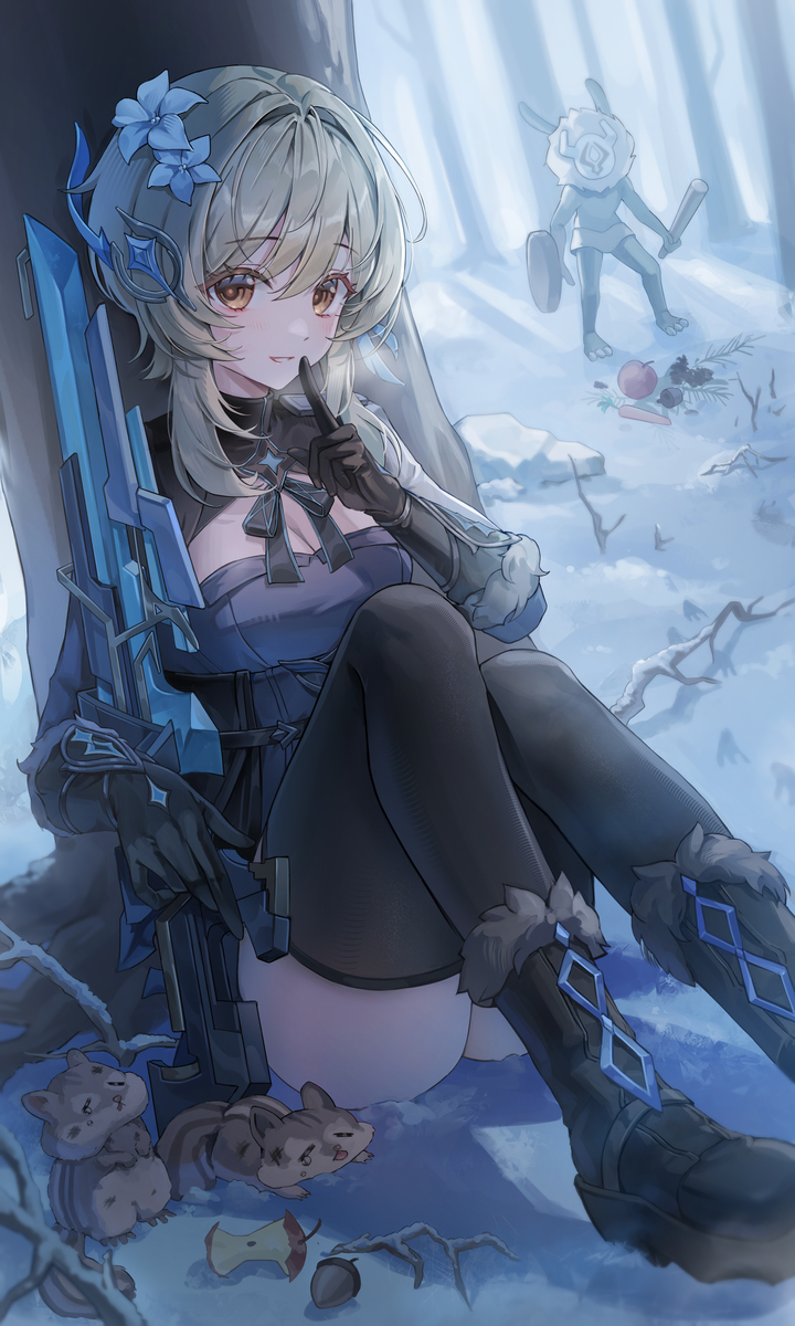 This is a pixiv picture whose title is Lumine.