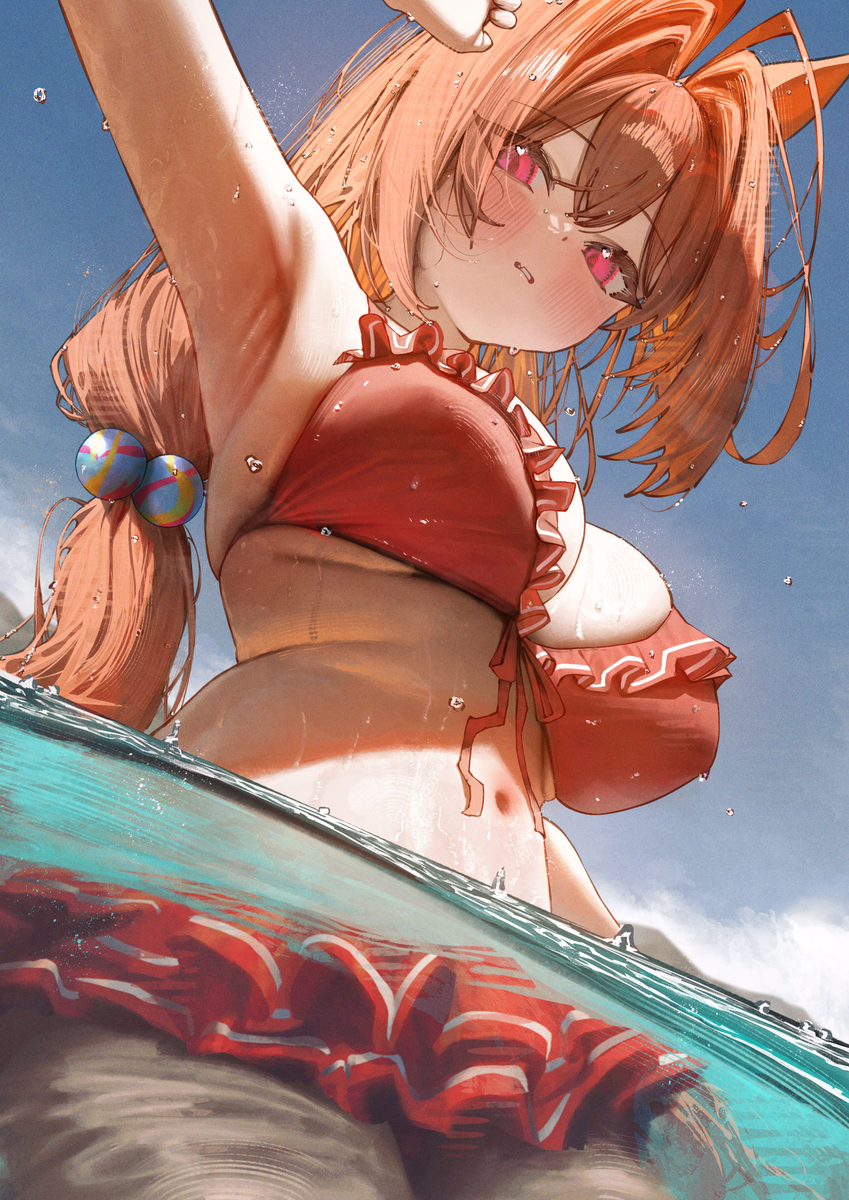 This is a pixiv picture whose title is Daiwa Scarlet.