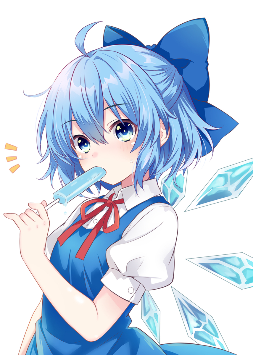 This is a pixiv picture whose title is チルノ.