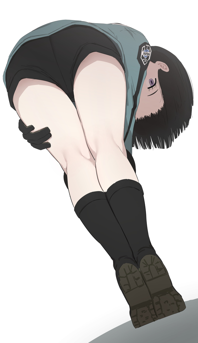 This is a pixiv picture whose title is コミケが近いので雨取さん.