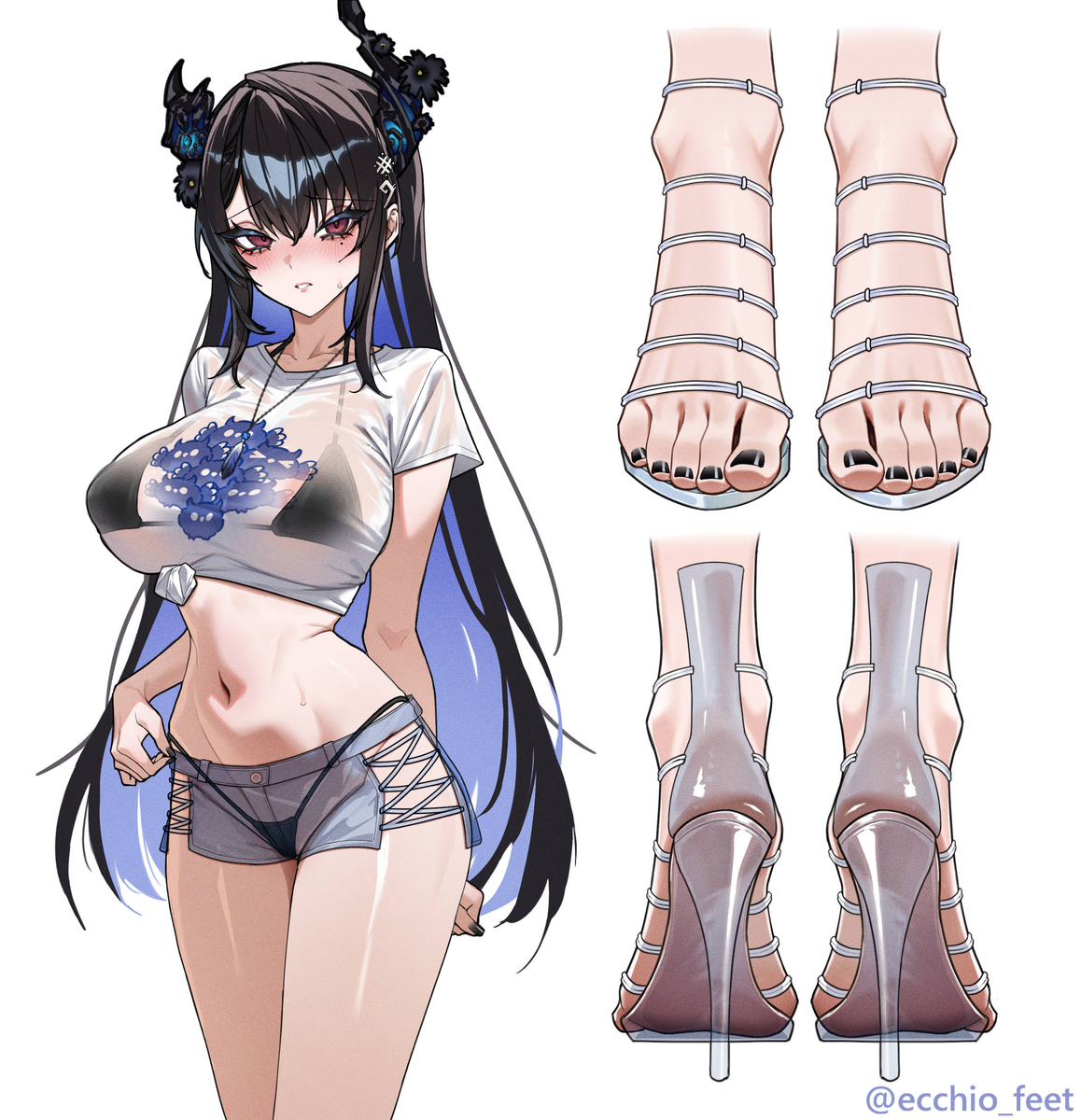 This is a pixiv picture whose title is Nerissa Ravencroft.