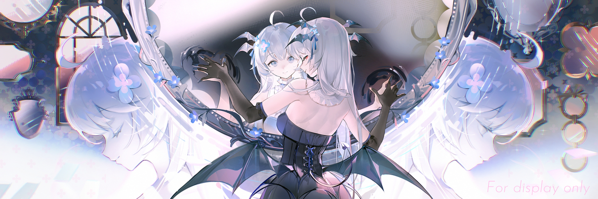 This is a pixiv picture whose title is KAGAMI.