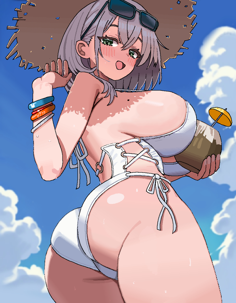 This is a pixiv picture whose title is 白銀ノエル.