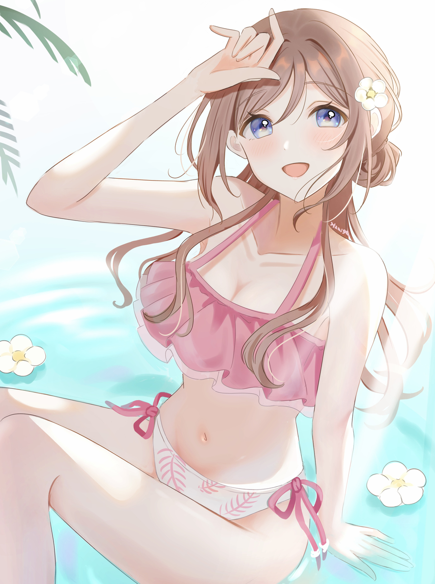 This is a pixiv picture whose title is 🏝️.