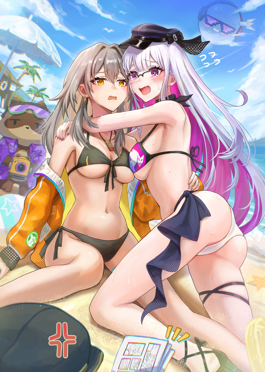 This is a pixiv picture whose title is 助けて！ラクーンちゃん.