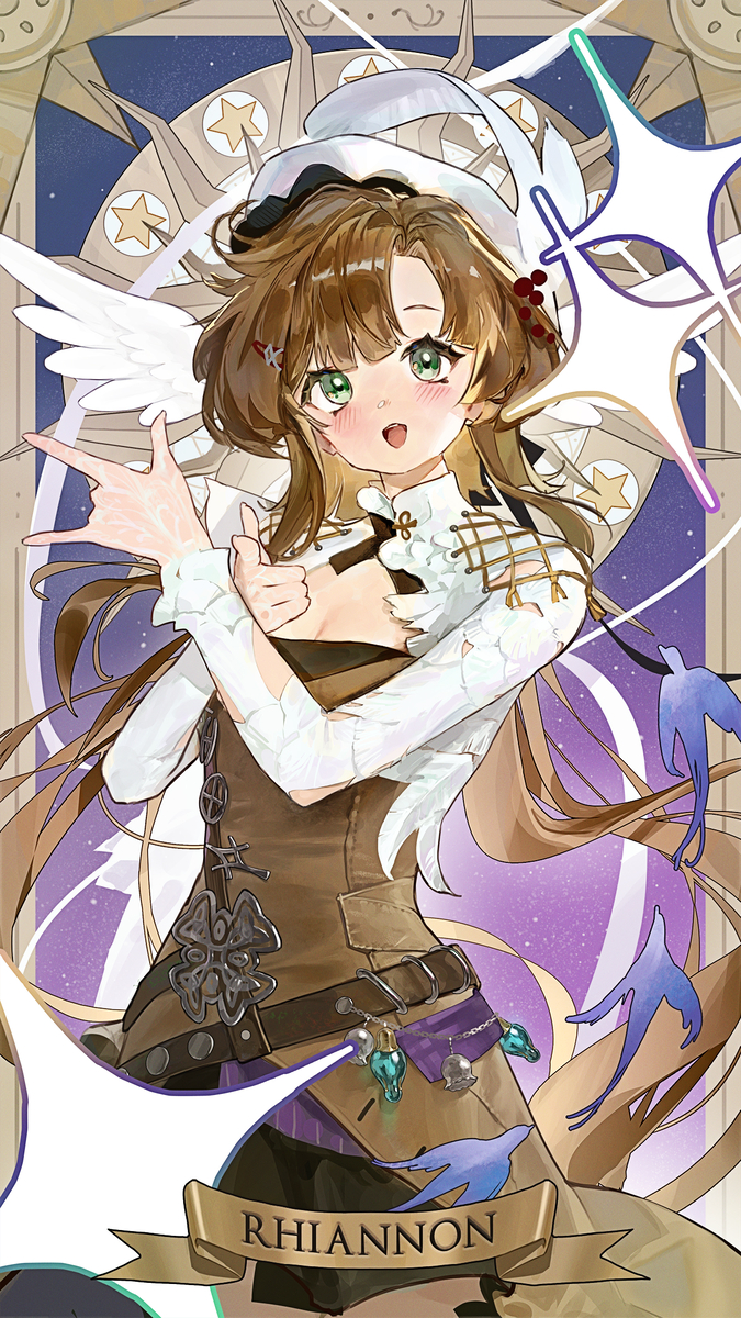 This is a pixiv picture whose title is Rhiannon.