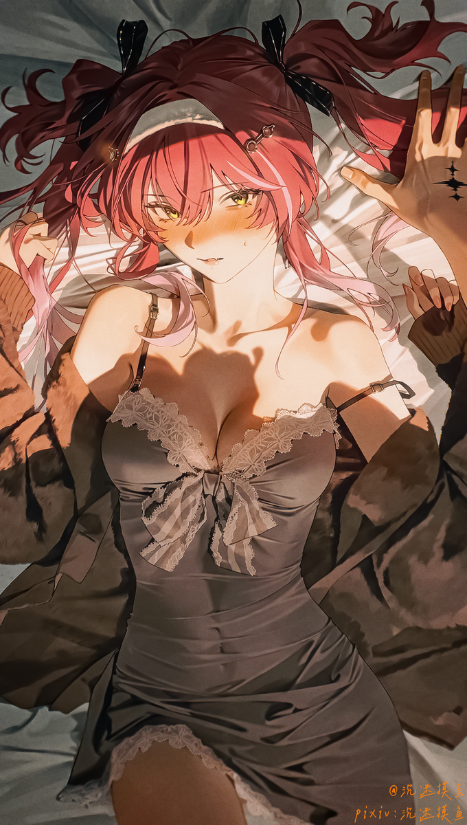 This is a pixiv picture whose title is 爱与欲.
