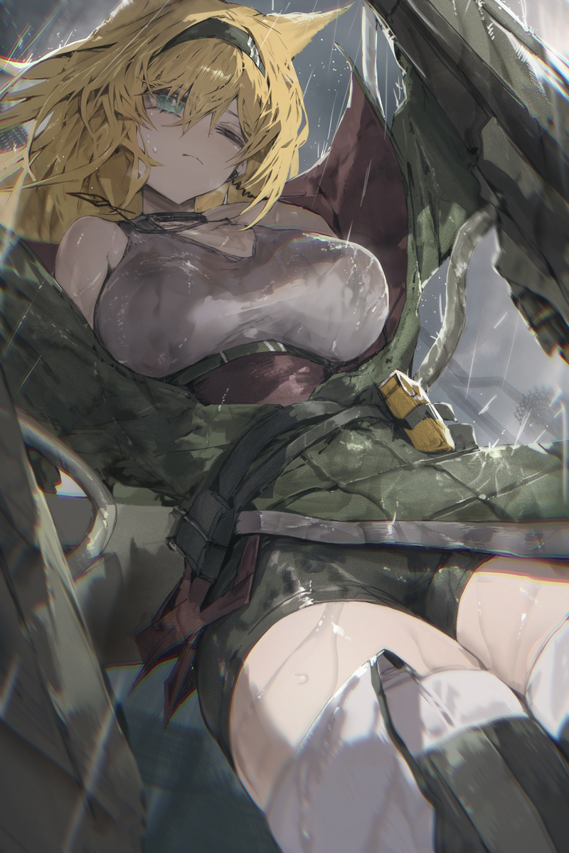 This is a pixiv picture whose title is Horn.