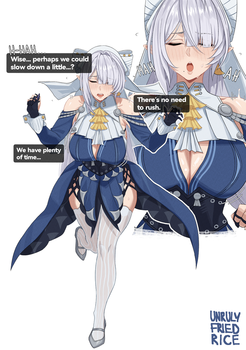 This is a pixiv picture whose title is I wonder why 🤔.