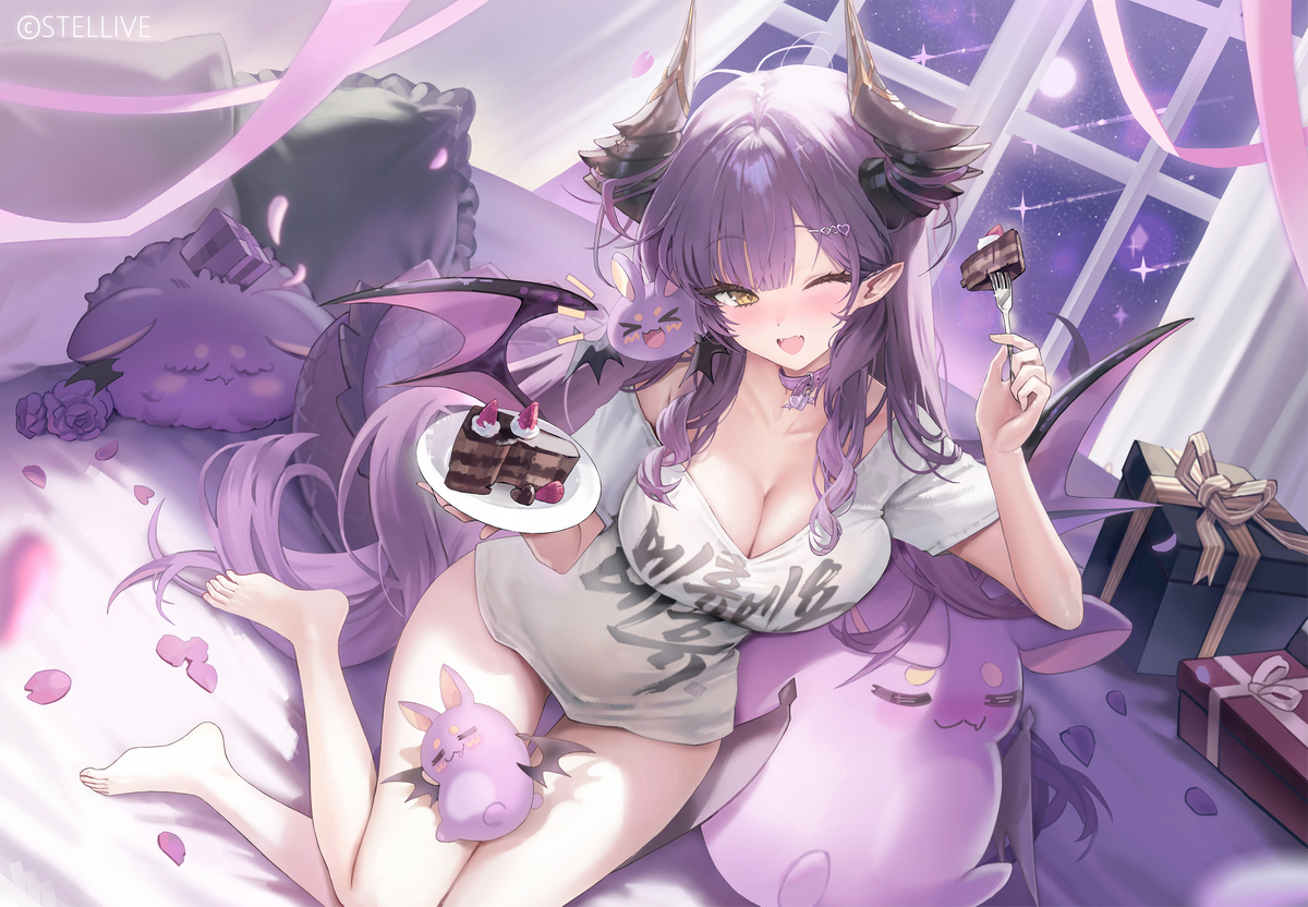 This is a pixiv picture whose title is 咲羽 風夜.