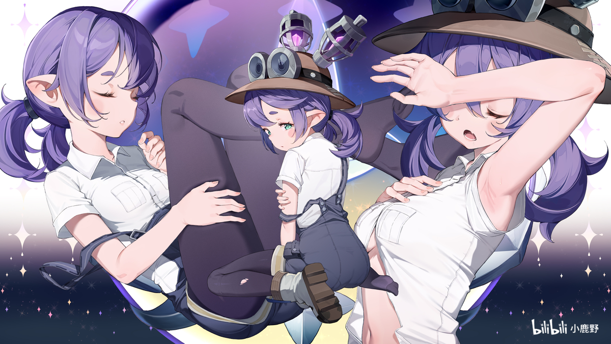 This is a pixiv picture whose title is 露萌.