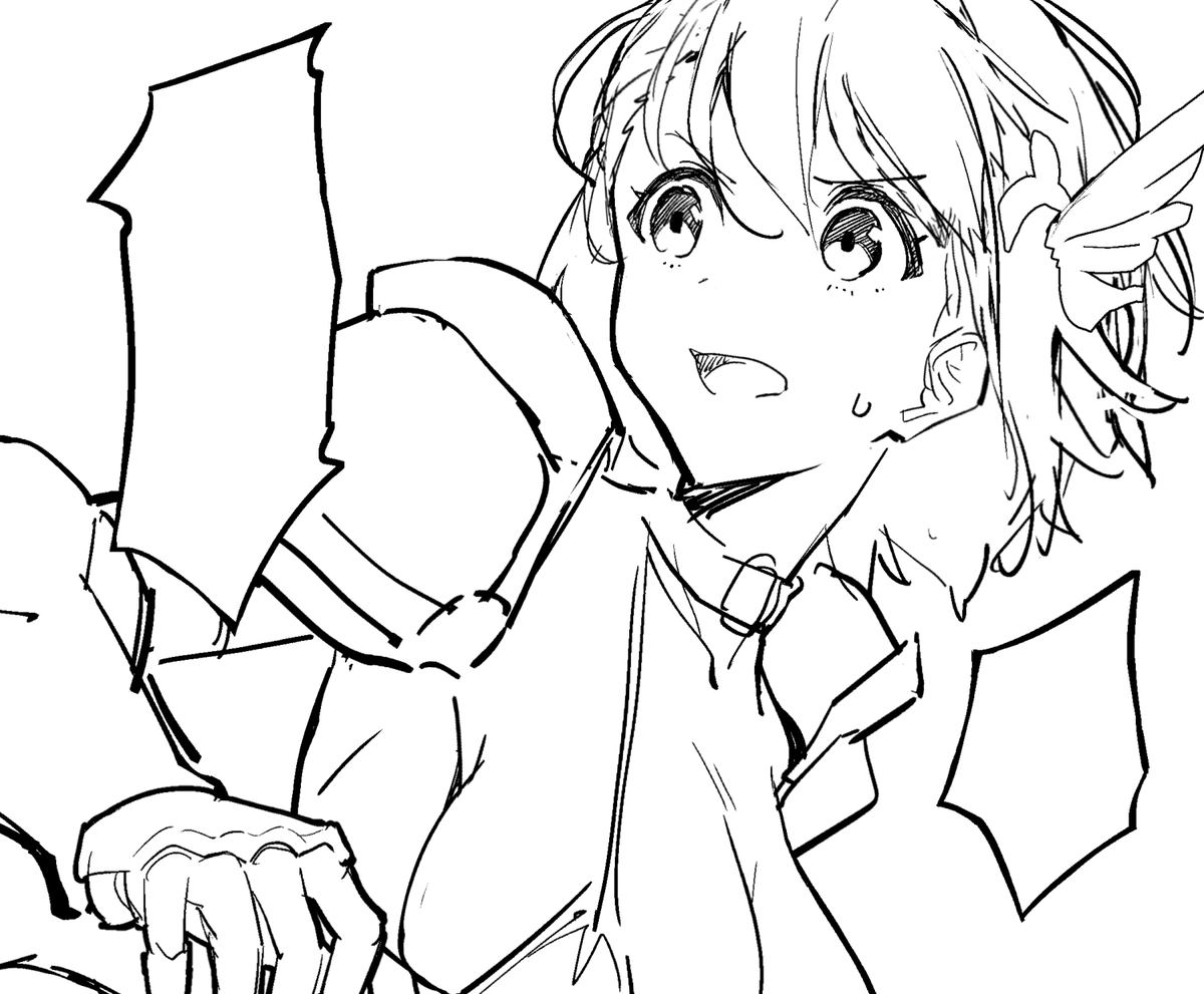 This is a pixiv picture whose title is ふりむき.