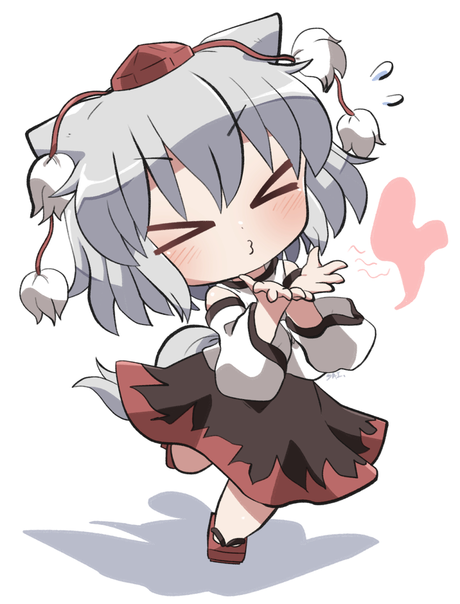 This is a pixiv picture whose title is もみじちゃんの誘惑？.