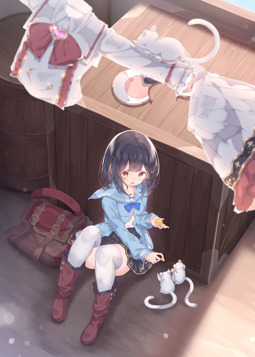 This is a pixiv picture whose title is 倉庫のビカラちゃん🧀🐀.