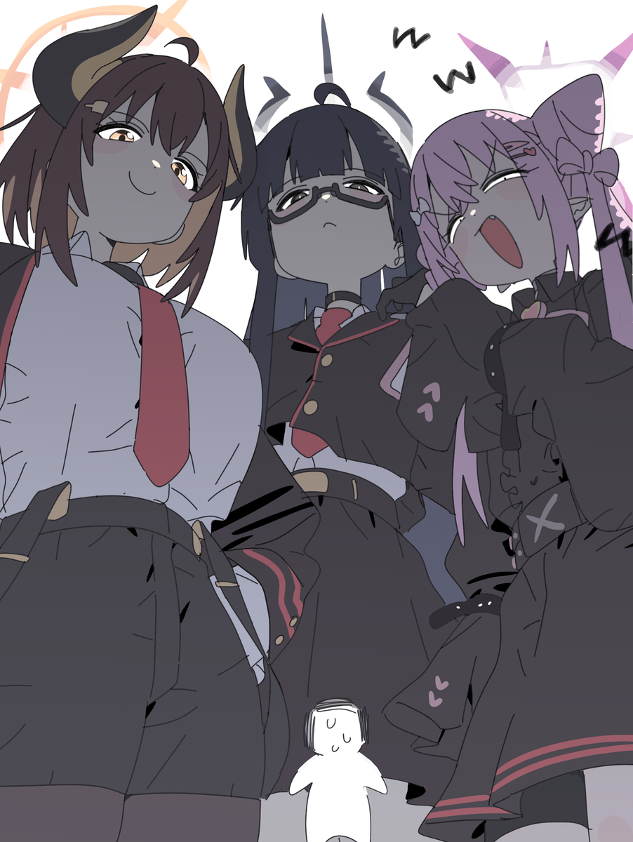 This is a pixiv picture whose title is ブルーアーカイブ.