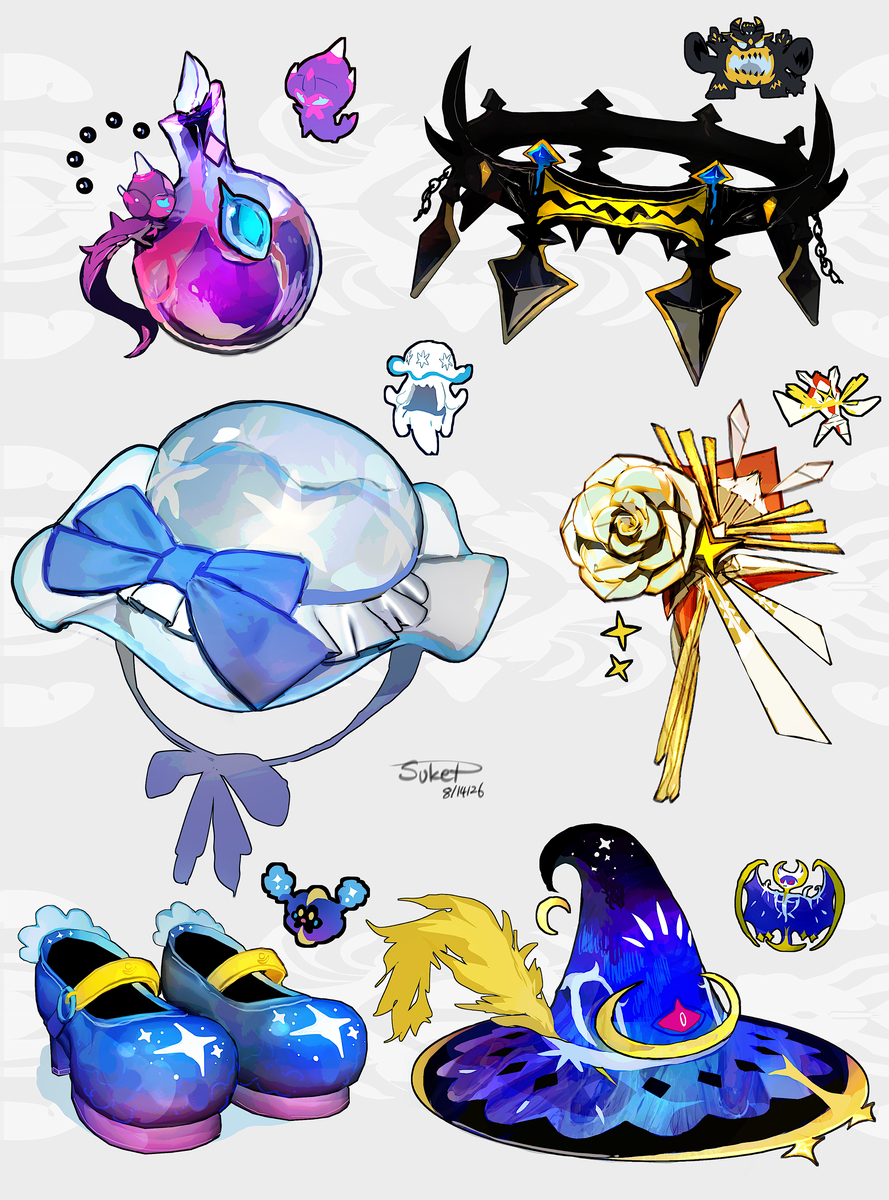 This is a pixiv picture whose title is ウルトラビーストのアクセサリー２（ポケモン）.