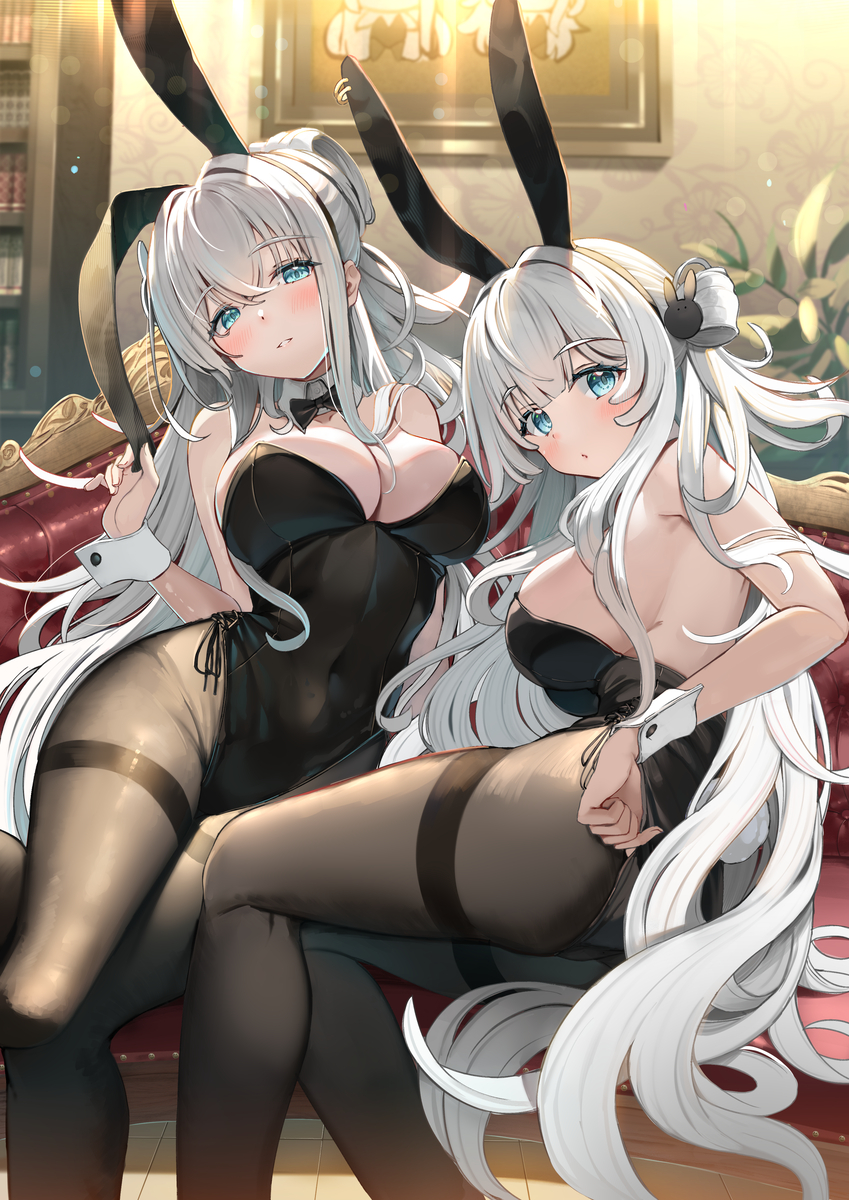 This is a pixiv picture whose title is 艶っぽいばにちゃとお品書き.