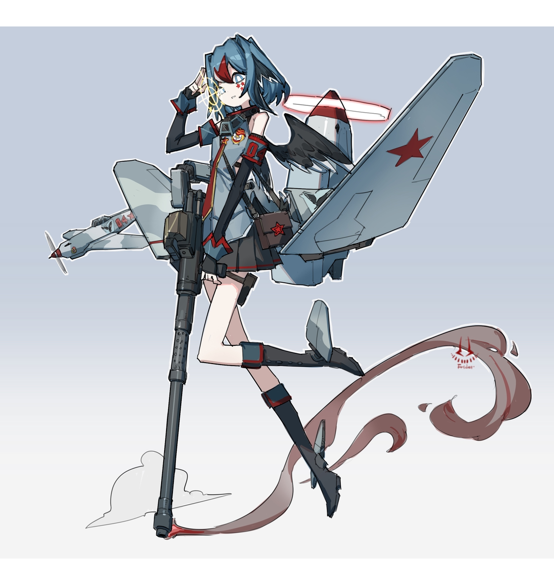 This is a pixiv picture whose title is 雅克9K.