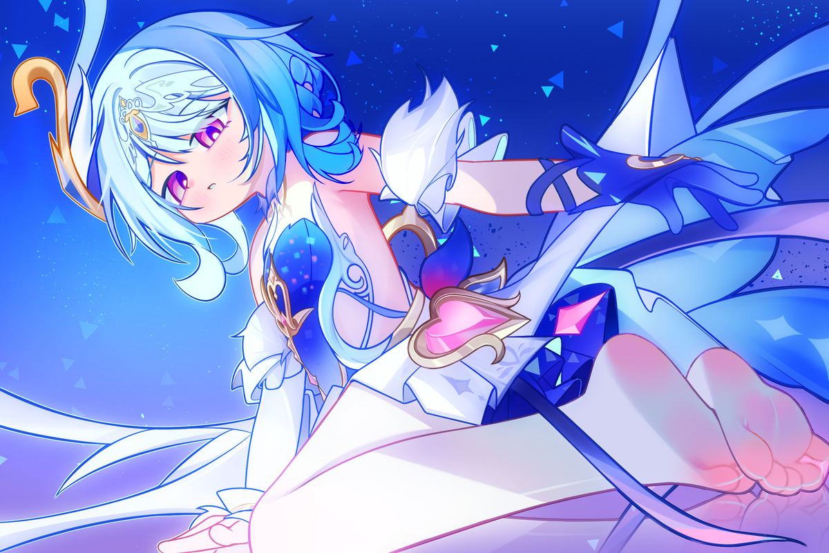 This is a pixiv picture whose title is 小天鹅奥黛塔.