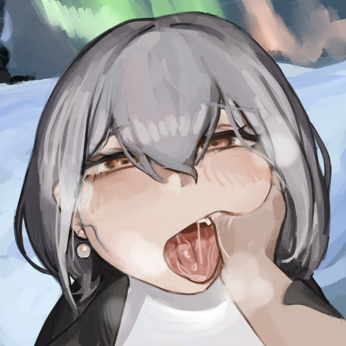 This is a pixiv picture whose title is 凑企鹅.