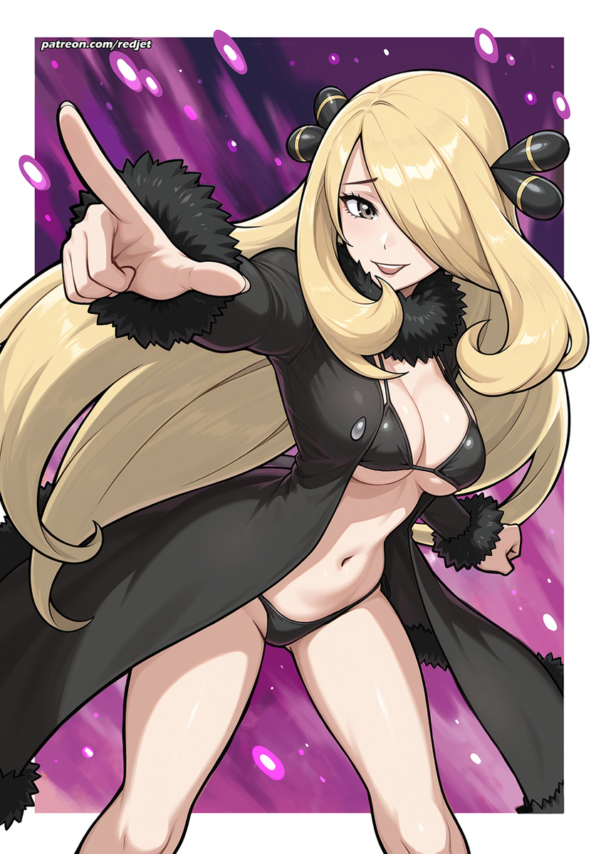 This is a pixiv picture whose title is Cynthia (2022 rework).
