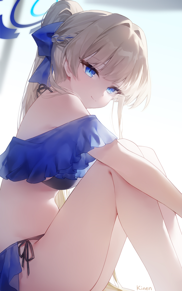 This is a pixiv picture whose title is 和小时共度的夏天.