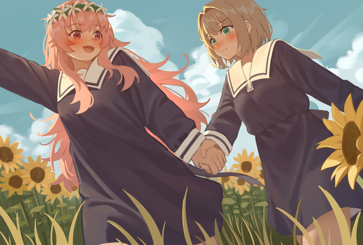 This is a pixiv picture whose title is 夏.