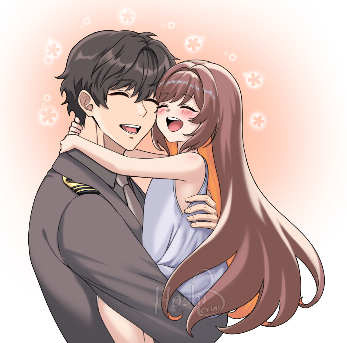 This is a pixiv picture whose title is A father's love.