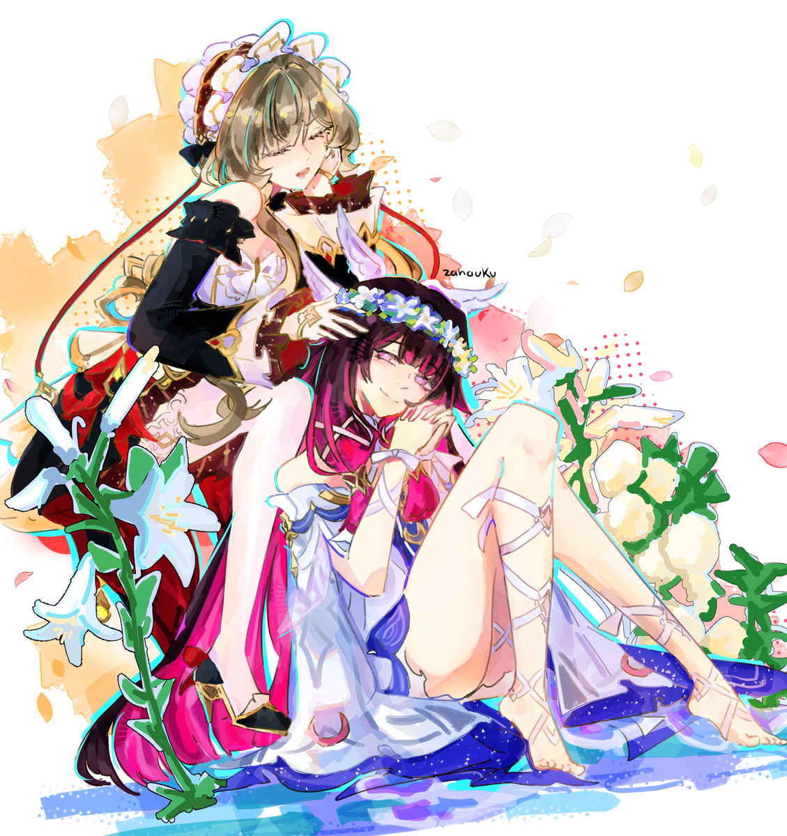 This is a pixiv picture whose title is Sandbina18.
