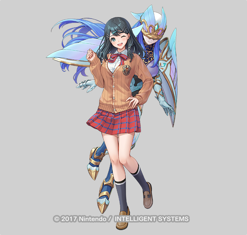 This is a pixiv picture whose title is 喚ばれし女子高生 つばさ【FEH】.
