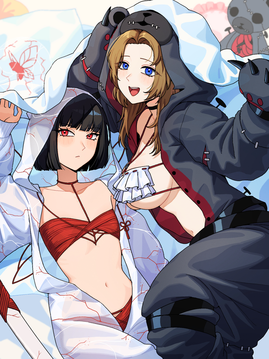 This is a pixiv picture whose title is ♥️♥️.