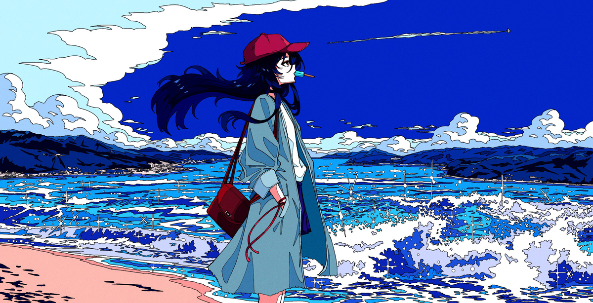 This is a pixiv picture whose title is Still, Between Summer.