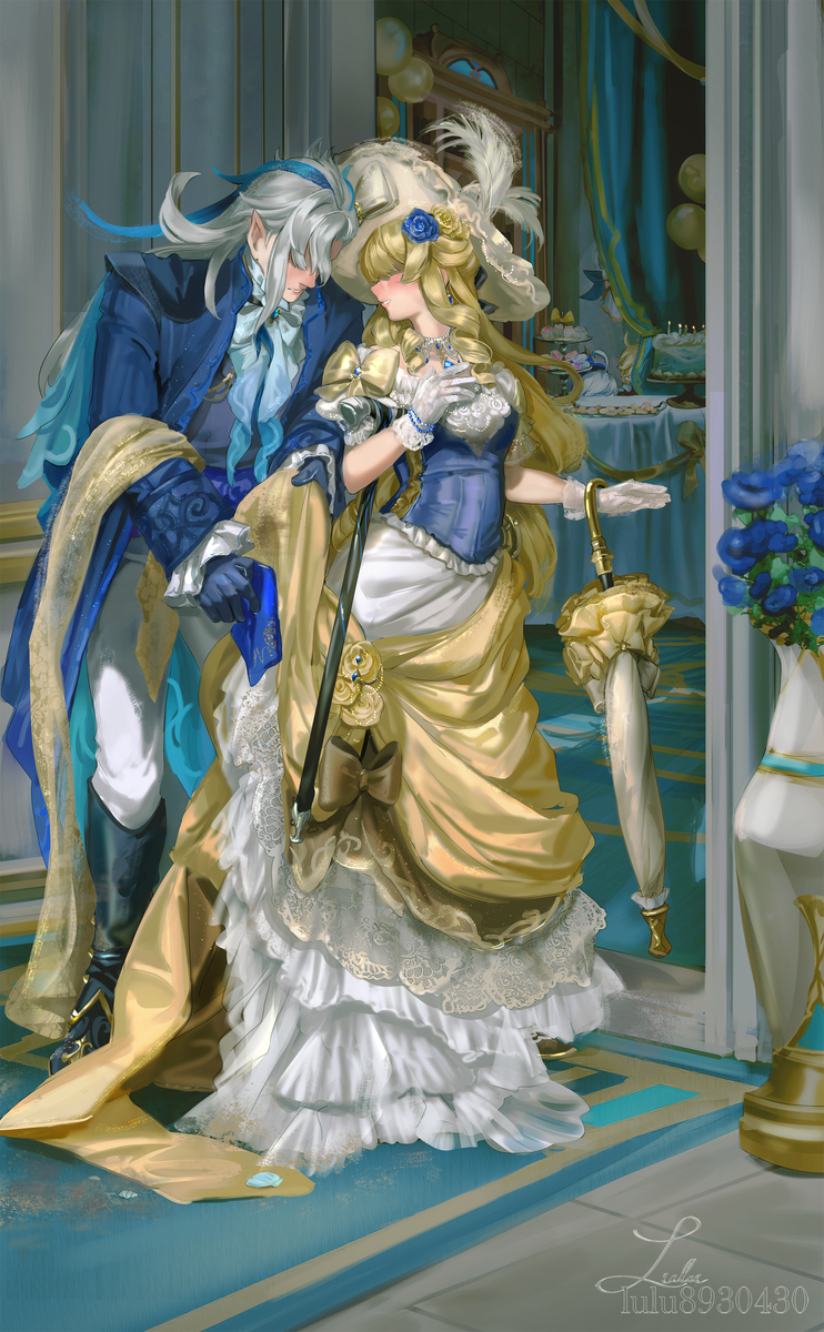 This is a pixiv picture whose title is ナヴィア生誕祭.