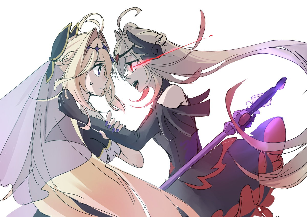 This is a pixiv picture whose title is 月を喰らう.