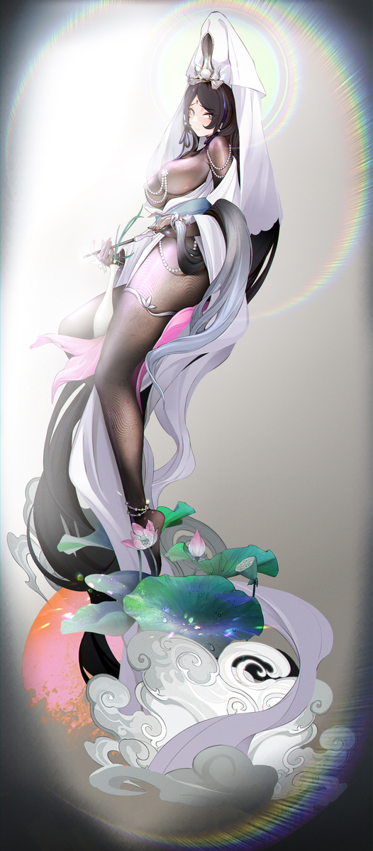 This is a pixiv picture whose title is 观自在.