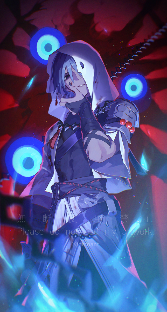 This is a pixiv picture whose title is アズライール.