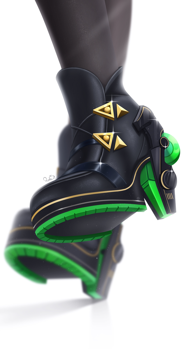 This is a pixiv picture whose title is Lynae boots.