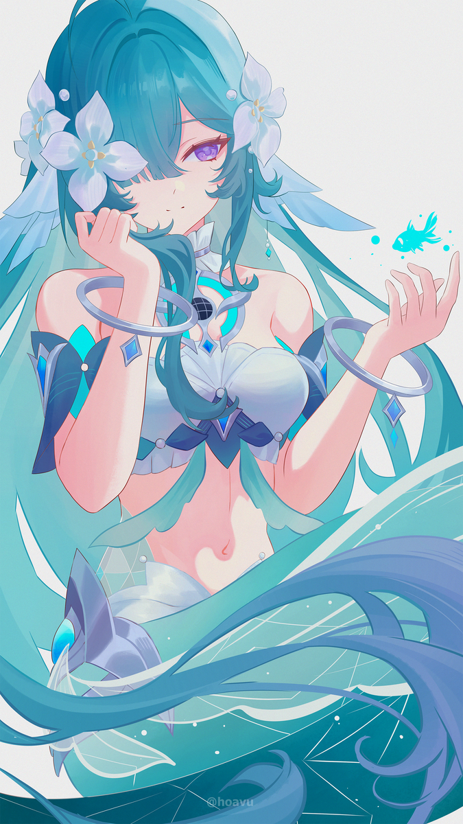 This is a pixiv picture whose title is Vodyanitsa.