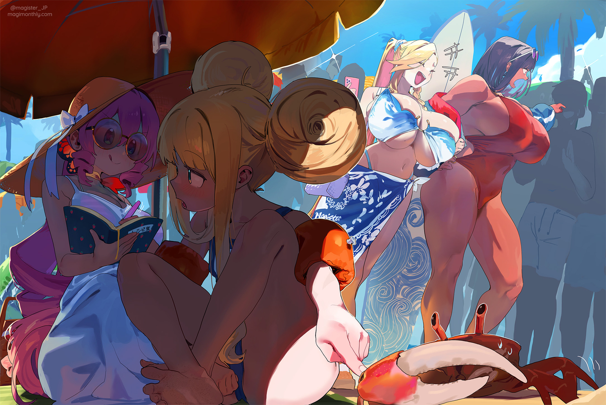 This is a pixiv picture whose title is 海.