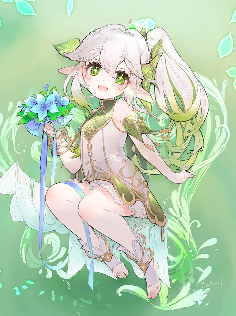 This is a pixiv picture whose title is Happy Birthday🎂🍀.