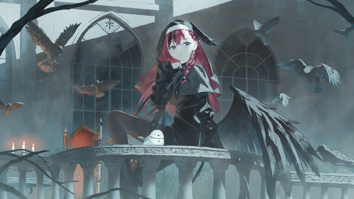 This is a pixiv picture whose title is 昏昏アリア.