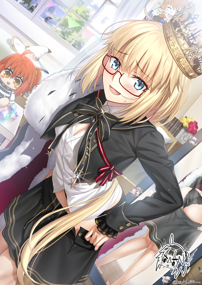 This is a pixiv picture whose title is Morning, Tonelico！.