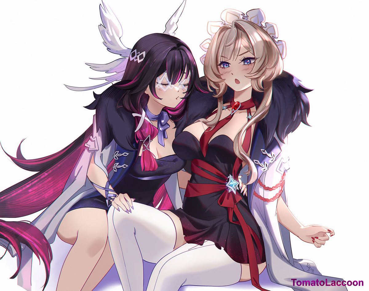 This is a pixiv picture whose title is Fatui girls.
