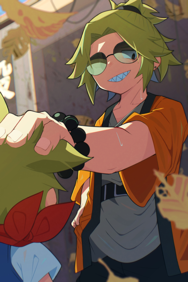 This is a pixiv picture whose title is キスケ.