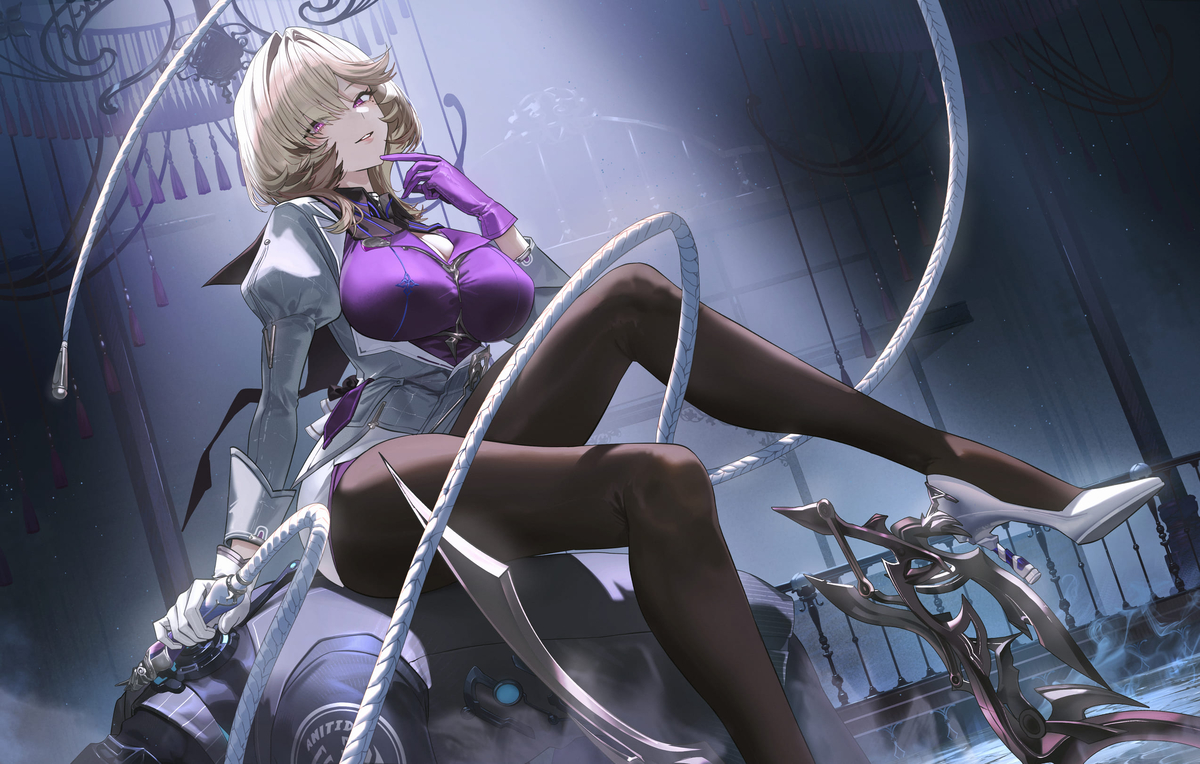 This is a pixiv picture whose title is The Quartz Net.